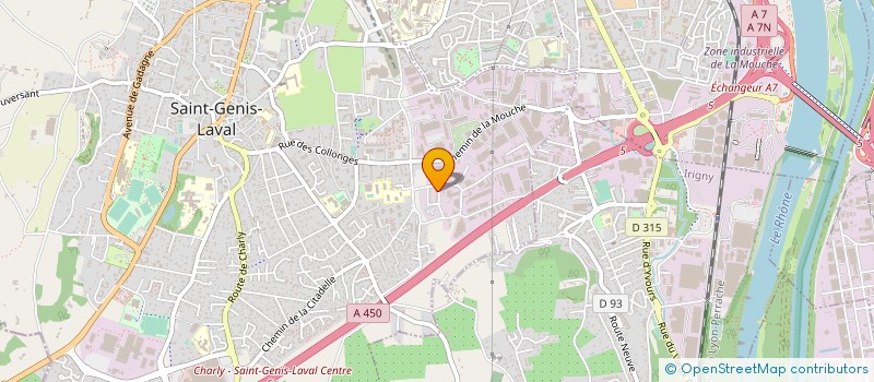 localisation de l'entreprise MONSIEUR JOSEPH BILLOTET  SAINT-GENIS-LAVAL