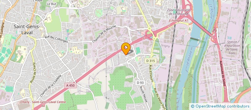 localisation de l'entreprise MONSIEUR JOSEPH BILLOTET  IRIGNY