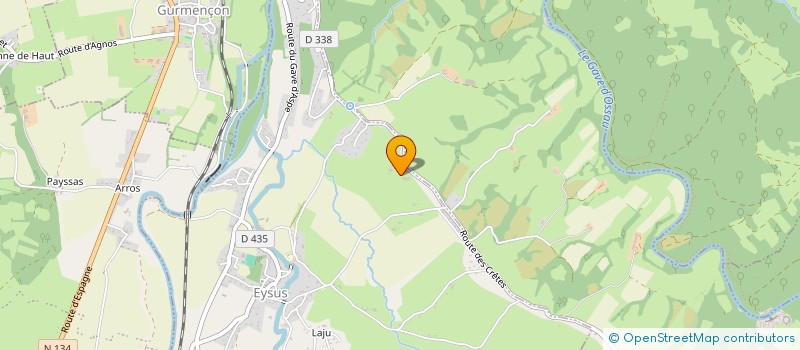 localisation de l'entreprise MONSIEUR JOSEPH BISCAY  ESQUIULE