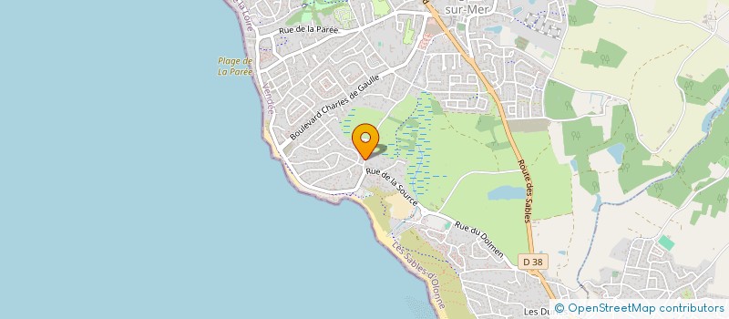 localisation de l'entreprise MONSIEUR JOSEPH BLANCONNIER  BRETIGNOLLES-SUR-MER