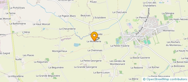 localisation de l'entreprise MONSIEUR JOSEPH BOISRAME à DOMALAIN