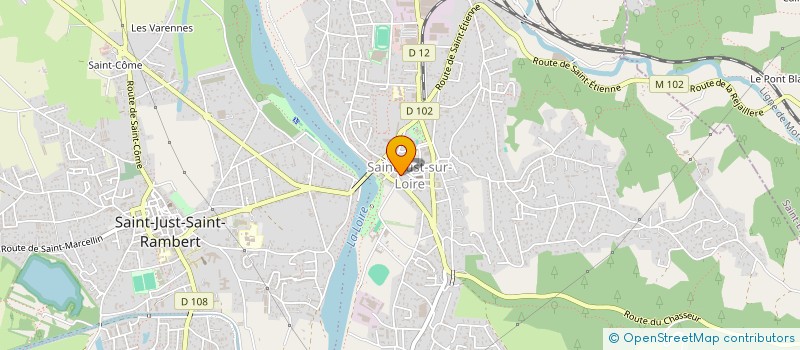 localisation de l'entreprise MONSIEUR JOSEPH BONARRIGO  SAINT-JUST-SAINT-RAMBERT