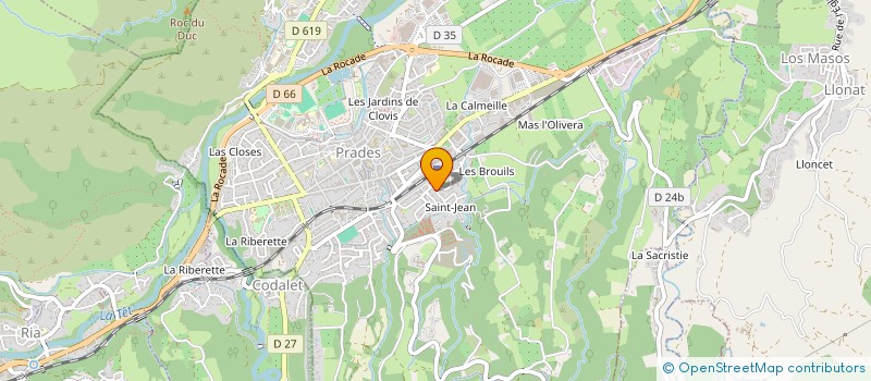 localisation de l'entreprise MONSIEUR JOSEPH BONFILL à PRADES