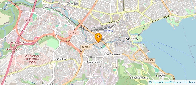 localisation de l'entreprise MONSIEUR JOSEPH BONJOUR  ANNECY