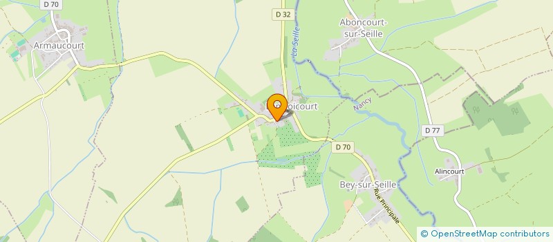 localisation de l'entreprise MONSIEUR JOSEPH BONSIGNORE  LANFROICOURT