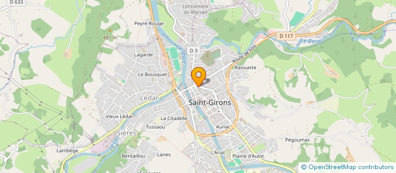 localisation de l'entreprise MONSIEUR JOSEPH BONZOM à SAINT-GIRONS