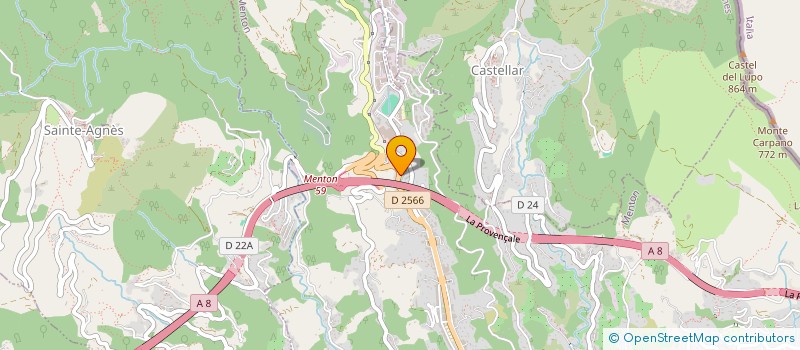 localisation de l'entreprise MONSIEUR JOSEPH BORG  MENTON