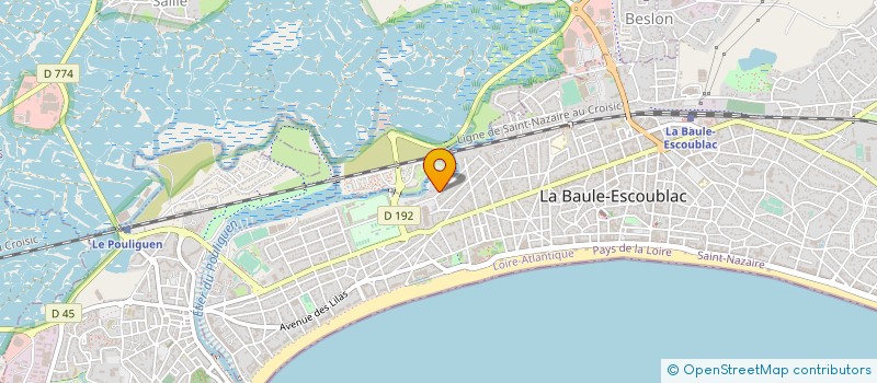 localisation de l'entreprise MONSIEUR JOSEPH BORGAT à LA BAULE-ESCOUBLAC
