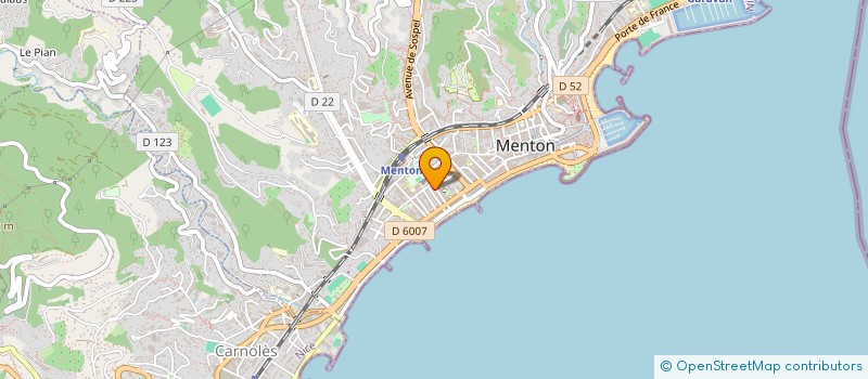 localisation de l'entreprise MONSIEUR JOSEPH BORRELLO à MENTON