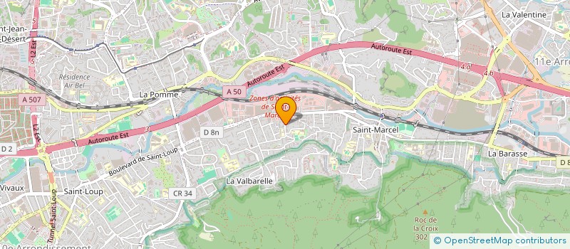 localisation de l'entreprise MONSIEUR JOSEPH BOSSO à MARSEILLE 11EME