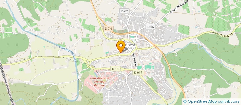 localisation de l'entreprise MONSIEUR JOSEPH BOUDON  LAMBESC