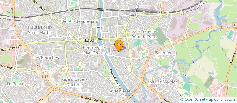 localisation de l'entreprise MONSIEUR JOSEPH BOULEAU à LAVAL