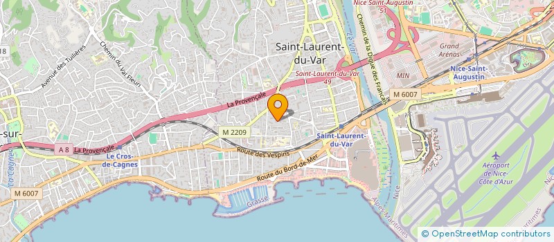 localisation de l'entreprise MONSIEUR JOSEPH BOUR à SAINT-LAURENT-DU-VAR