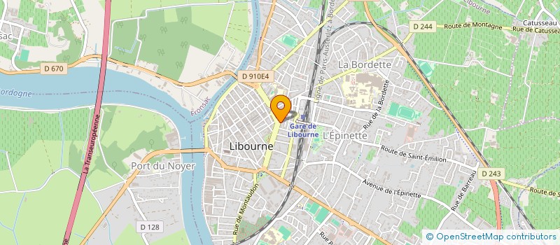 localisation de l'entreprise MONSIEUR JOSEPH BOUZAID à LIBOURNE