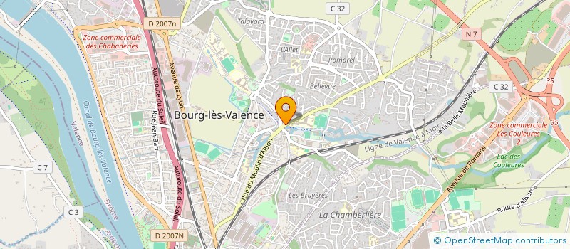 localisation de l'entreprise MONSIEUR JOSEPH BOYADJIAN à CHATEAUNEUF-SUR-ISERE