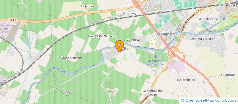 localisation de l'entreprise MONSIEUR JOSEPH BRANCHAT à BEZIERS