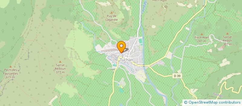 localisation de l'entreprise MONSIEUR JOSEPH BRASSOU  TUCHAN