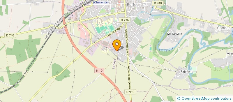 localisation de l'entreprise MONSIEUR JOSEPH BRETON  NANTEUIL-EN-VALLEE