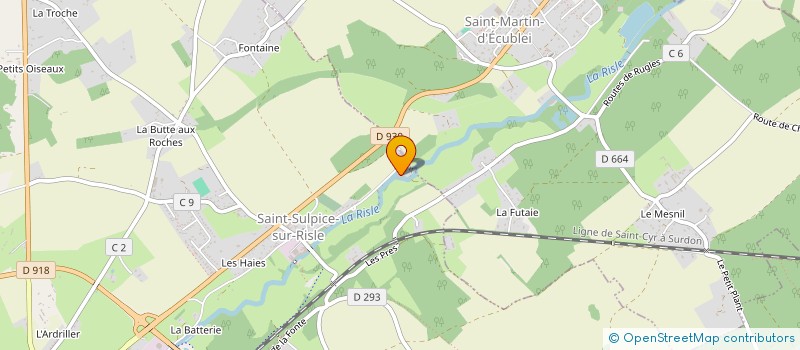 localisation de l'entreprise MONSIEUR JOSEPH BRIEN à SAINT-SULPICE-SUR-RISLE