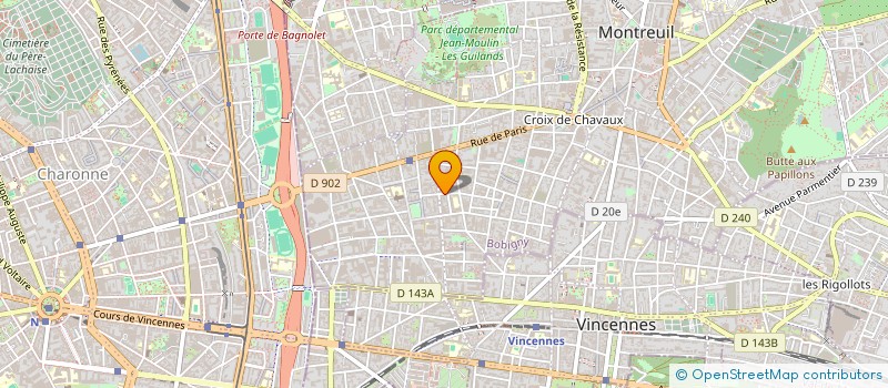 localisation de l'entreprise MONSIEUR JOSEPH BSAIBES à MONTREUIL