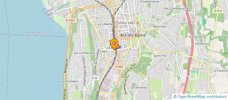 localisation de l'entreprise MONSIEUR JOSEPH BUEDER  AIX-LES-BAINS