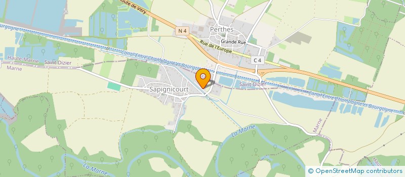 localisation de l'entreprise MONSIEUR JOSEPH BUREL à SAPIGNICOURT
