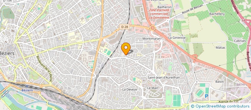 localisation de l'entreprise MONSIEUR JOSEPH BURGOS  BEZIERS