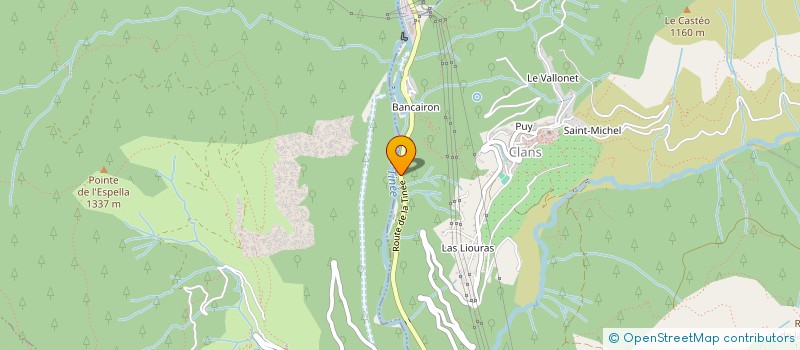 localisation de l'entreprise MONSIEUR JOSEPH BUTELLI  CLANS