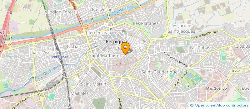 localisation de l'entreprise MONSIEUR JOSEPH CABRE CERCOS  PERPIGNAN