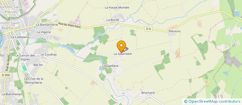 localisation de l'entreprise MONSIEUR JOSEPH CADOT à TOURNON-SAINT-MARTIN
