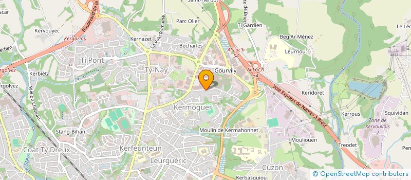 localisation de l'entreprise MONSIEUR JOSEPH CANIGLIA à QUIMPER