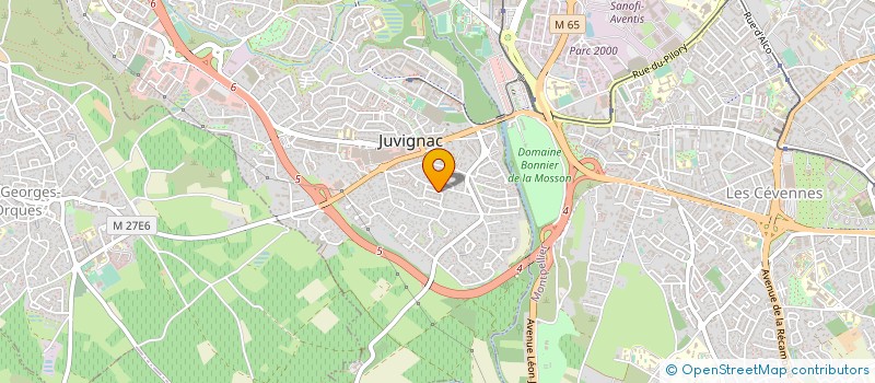 localisation de l'entreprise MONSIEUR JOSEPH CANO à JUVIGNAC