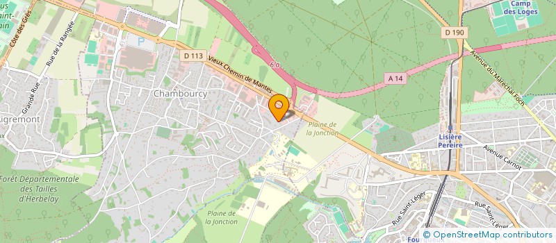 localisation de l'entreprise MONSIEUR JOSEPH CAPLOT  CHAMBOURCY