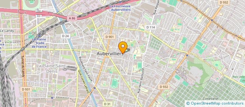 localisation de l'entreprise MONSIEUR JOSEPH CAPUTI à AUBERVILLIERS