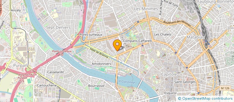 localisation de l'entreprise MONSIEUR JOSEPH CARENE  TOULOUSE