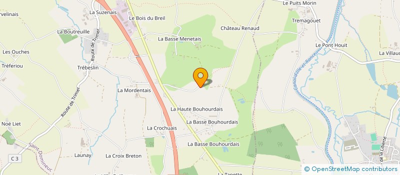 localisation de l'entreprise MONSIEUR JOSEPH CARILLETTE à LONGAULNAY