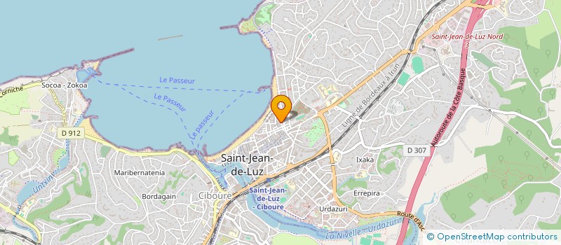 localisation de l'entreprise MONSIEUR JOSEPH CARITE  SAINT-JEAN-DE-LUZ