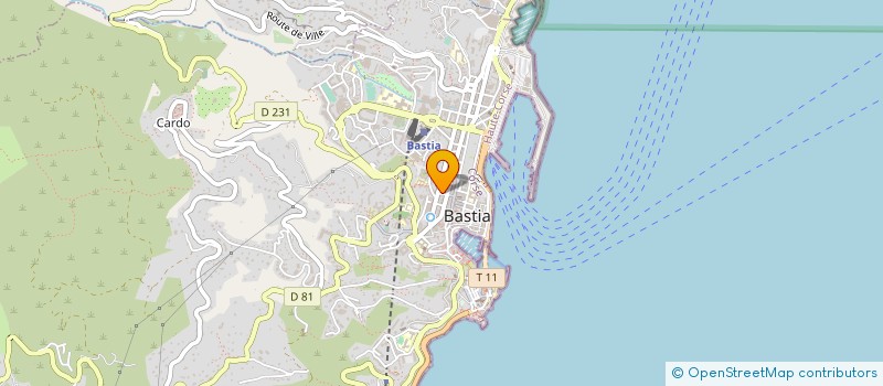 localisation de l'entreprise MONSIEUR JOSEPH CARLOTTI à BASTIA