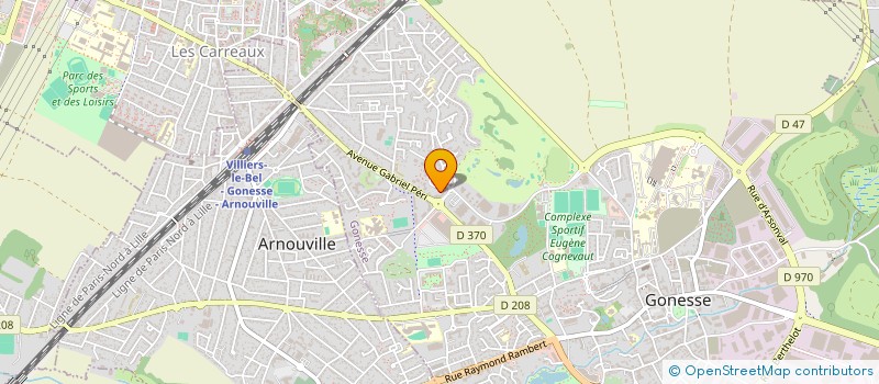 localisation de l'entreprise MONSIEUR JOSEPH CARMIL  GONESSE