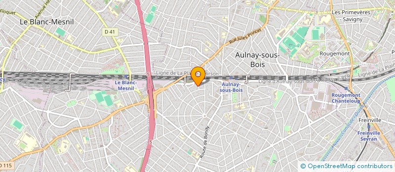 localisation de l'entreprise MONSIEUR JOSEPH CARO à AULNAY-SOUS-BOIS