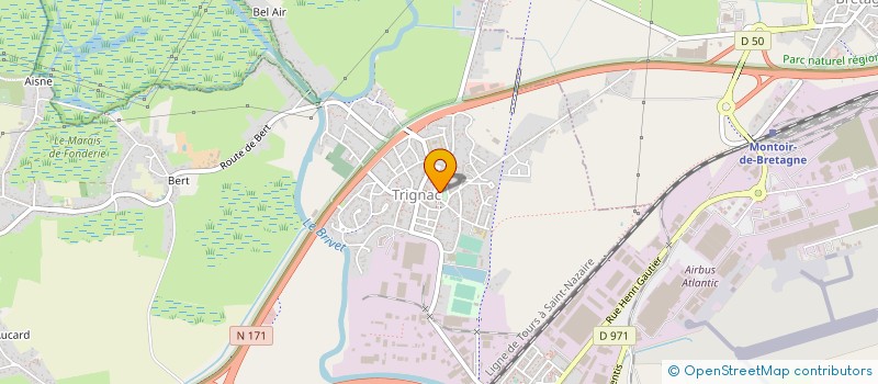 localisation de l'entreprise MONSIEUR JOSEPH CARPENTIER  TRIGNAC