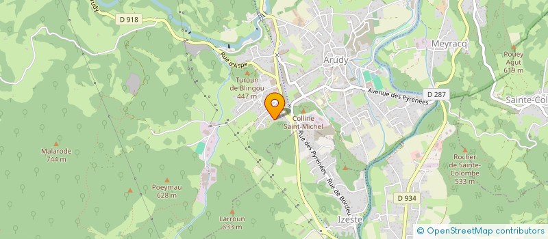 localisation de l'entreprise MONSIEUR JOSEPH CARREY  ARUDY