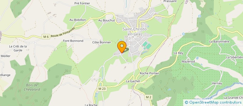 localisation de l'entreprise MONSIEUR JOSEPH CARTERON à SAINT-CHRISTO-EN-JAREZ