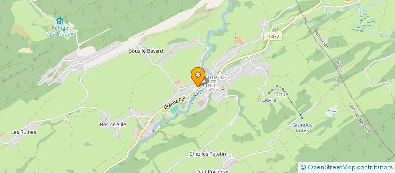 localisation de l'entreprise MONSIEUR JOSEPH CARVALHO  FONCINE-LE-HAUT