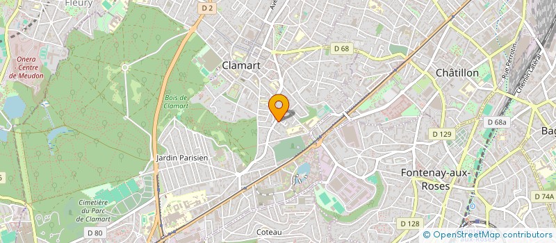 localisation de l'entreprise MONSIEUR JOSEPH CASPII  CLAMART