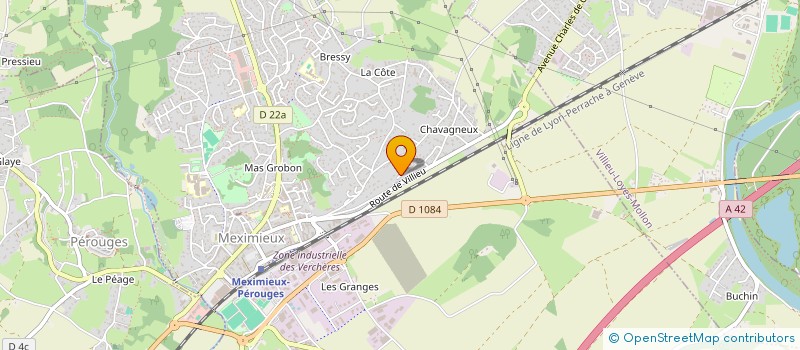 localisation de l'entreprise MONSIEUR JOSEPH CASTILLA  MEXIMIEUX