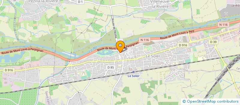 localisation de l'entreprise MONSIEUR JOSEPH CATALA  LE SOLER