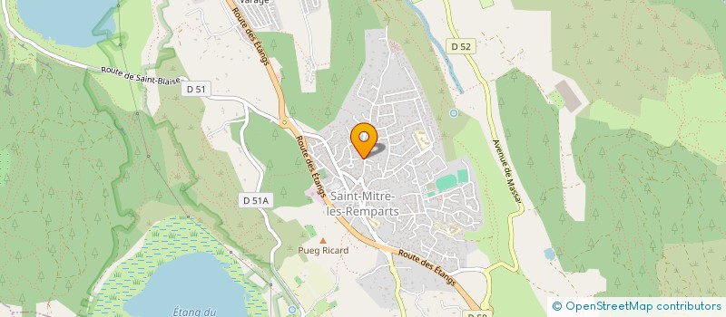 localisation de l'entreprise MONSIEUR JOSEPH CATANIA  SAINT-MITRE-LES-REMPARTS