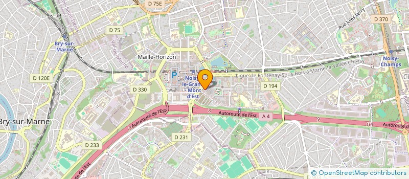 localisation de l'entreprise MONSIEUR JOSEPH CAVE  NOISY-LE-GRAND