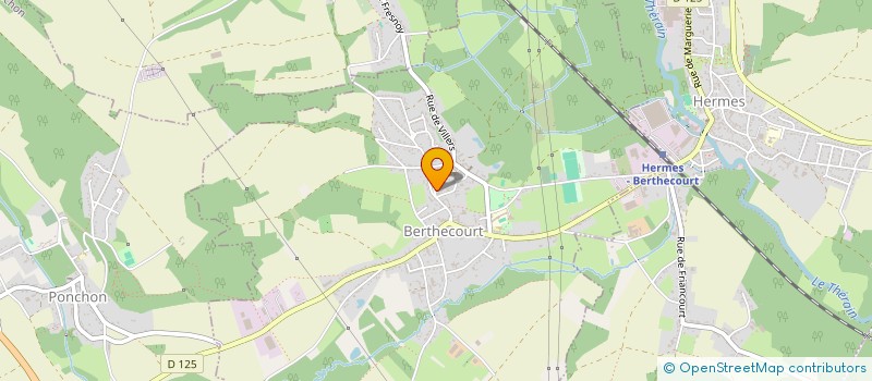 localisation de l'entreprise MONSIEUR JOSEPH CELLIER  BERTHECOURT